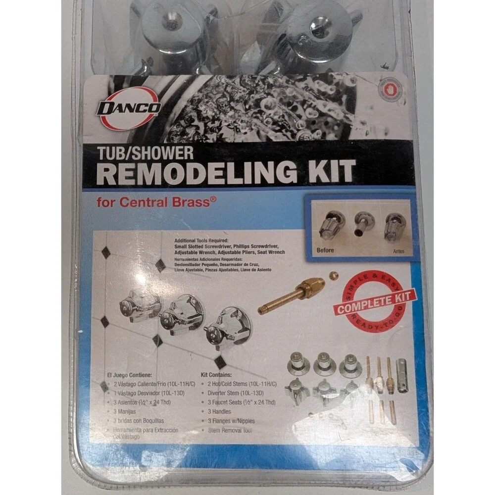 Danco Tub/Shower Remodeling Kit for Central Brass CHROME - 39616
